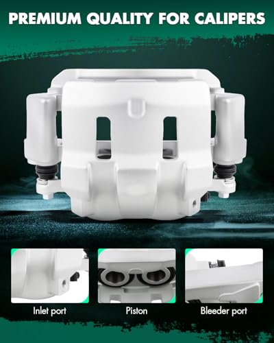 Image of SCITOO Front Brake Calipers With Bracket 18-B4790 18-B4791 Compatible For Ford For Excursion /F-250, For Ford For F-250 Super Duty 99-04 For Ford For F-350 99-04 For Ford For F-350 Super Duty 99-04