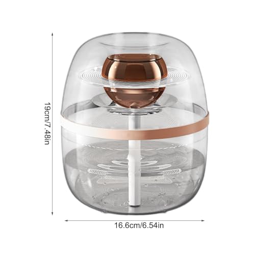 Humidificador de 3 litros de gran capacidad con luz cálida para mesa 6