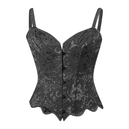 Lingerie corset bustier femme avec baguettes de maintien et jarretière