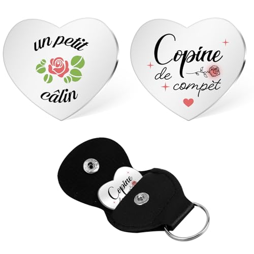 Yeeaulpa Cadeau Copine Amoureux Porte Clef Cadeau Saint Valentin Couple Original Cadeaux Copine Anniversaire Idee Cadeaux Mariage Amoureux pour Homme Amour St Valentin Noel