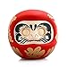 YGAKX Céramique Daruma Poupée Chanceux Chat Fortune Ornement Tirelire Bureau Table Feng Shui Artisanat Décoration de La Maison Cadeaux Pièce d'art De Collection