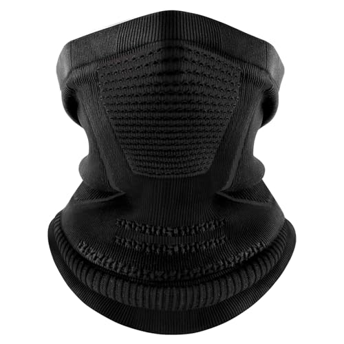 ENONEO Braga Cuello Moto Hombre Invierno Calentador de Cuello Ciclismo Anti Viento Transpirable Pasamontañas Esquí Mujer Bufanda Térmica Bandana Cuello Running Correr Bragas Cuello Tubular