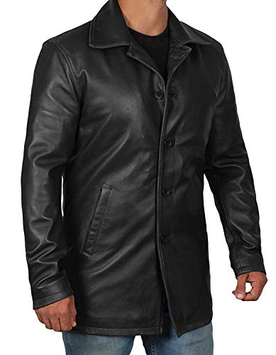 fjackets Leather Jacket Mens - Real Lambskin Leather Jackets for Men Carcoat Style Men's Leather Coats2