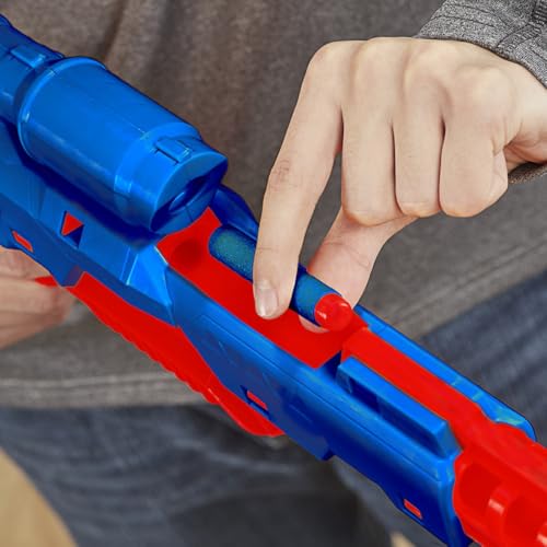 Image of Nerf Alpha Strike Mantis LR-1 Dart Blaster with Targeting Scope and 5 Official Nerf Elite Foam Darts - Easy Load Prime Fire | Ages 8+ | Birthday Gift for Kids