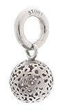 kranz silberhochzeit selber machen Story Charm Kugel m. Blumenmuster silber