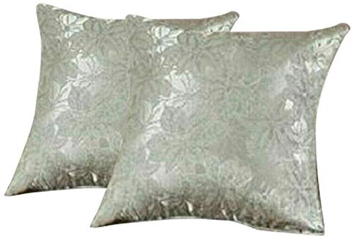 New Luxury Jacquard shimmer Glitter Quilted Bedspread Comforter Throw Bedding with Matching Pillow Shams (Silver MAYA - Image 4