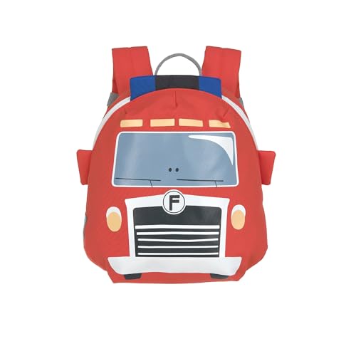 Piccolo zaino per bambini per la scuola materna con cinturino da 2 anni 20 x 9 x 24 cm 3.5 L Fire Engine rosso