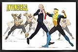 Invincible: Season 3 - White Room Teaser One Sheet Wall Poster, 22.4L" x 14.7W", Black Framed Version
