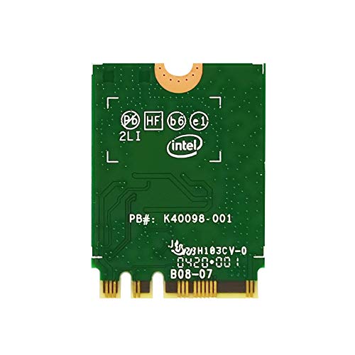 Tarjeta WiFi 6 Intel AX200 hasta 2974 Mbps con Bluetooth 5.1 M.2 2.4G/5GHz para Laptop y PC con Windows 64 bits - Modelo Intel AX200NGW miniatura 2