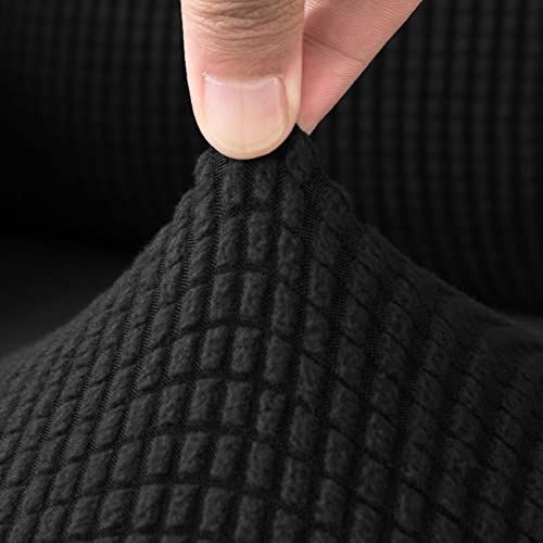 Housse de coussin extensible anti glisse jacquard 2 places W - 4