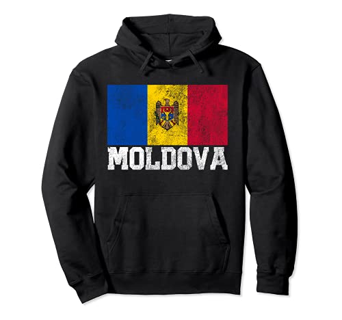 Bandera de Moldavia National Pride Raíces Country Family Matching Sudadera con Capucha