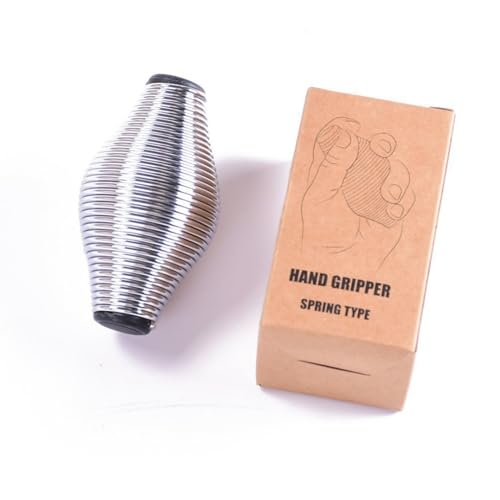 Saluaqui Metal Spring Grip Ball, Hand Squeeze Ball, Finger Strength Trainer, Fidget and Strength Trainer, Improve Finger Coordination and Fine Motor Skills