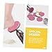 Outanaya 50pcs Pedicure Sanding Discs Set Pink Replacement Pads for Electric Grinder for Calluses and Dead Skin Removal Easy to Use Suitable for All Ages
