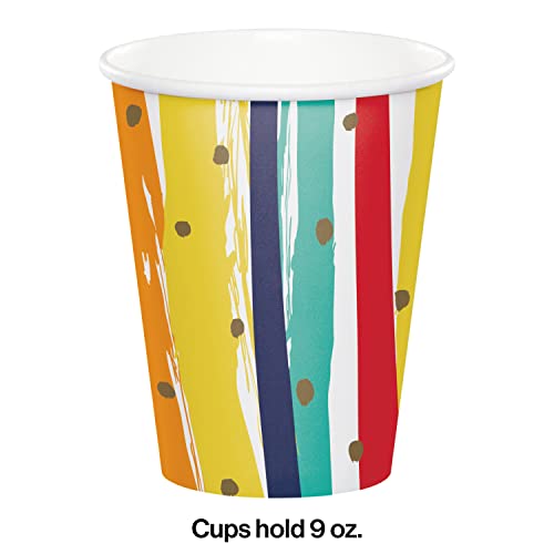 Trendware Birthday Stripes Paper Cups, 24 Ct #TOP1