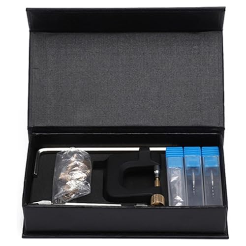 Juego de herramientas de extracción de tornillos ópticos para gafas, removedor de tornillos rotos con brocas para reparación de gafas y gafas de sol