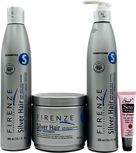Firenze Professional Silver Hair Shampoo 10.1 oz, Conditioner 10.1 oz