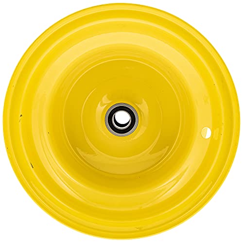 Roue John Deere AUC11870 anti-scalp pour une hauteur de coupe constante