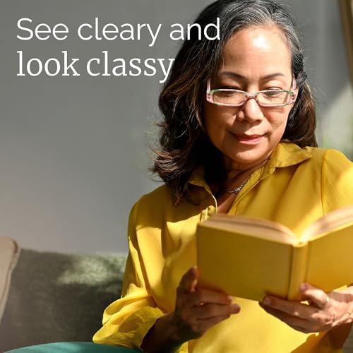 Image of Gaoye 4-Pack Blue Light Blocking Reading Glasses - Non-Prescription Readers for Women, Stylish Lightweight Frames in 4 Patterns