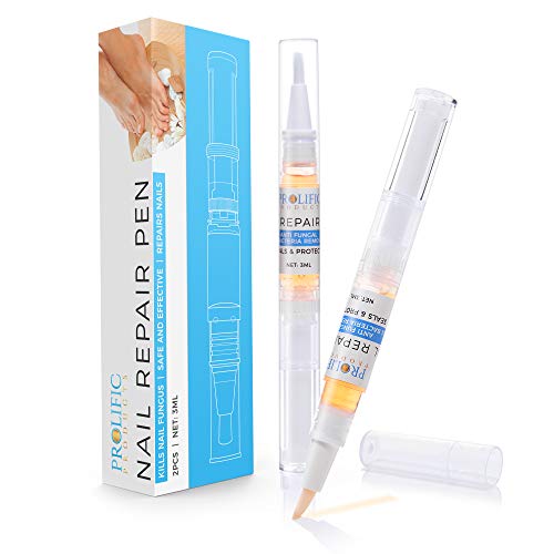 Prolific 2 Pcs Toenail Fungus Treatment and Finger Nail Repair Pen, Antifungal Kit, Powerful Liquid Gel Fungal Remover for Nails