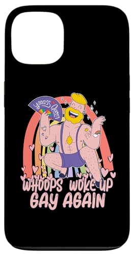 Desperté Gay De Nuevo Divertido Mes Del Orgullo Gay LGBTQ Rainbow Carcasa para iPhone 13