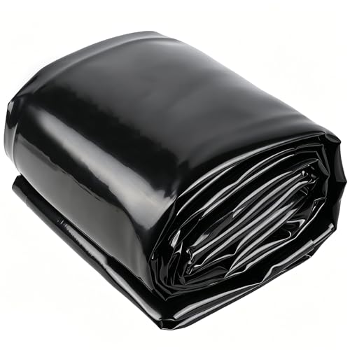 Adroiteet 15 x 25 FT Pond Liner, Fish Pond HDPE Liner, Pond Liners for Outdoor Ponds, Koi Ponds, Garden Fountain, Waterfall