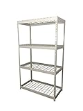 SafeRacks Garage Storage Rack | Steel Shelving Unit | 2'D x 4'W x 7'T