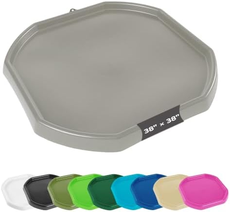 MEKA Tuff Tray Large 38 x 38 in, Grey, Sensory Bin for Kids