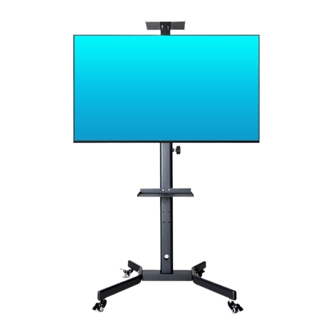 Support TV universel de chambre chariot à roulettes pour écrans de 23 à 55 pouces