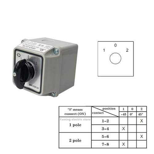 Interrupteur à cames 2 pôles pour isoler vos circuits - 3