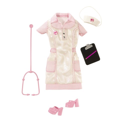 Barbie Fashion Doll Career Clothes - Nurse miniatura 1