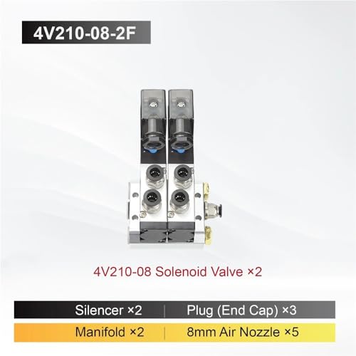 Électrovanne 4V210-08 résolvant les pertes de pression de l'air