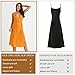 COLD POSH Women's 19mm Silk Slip Dress Luxury Summer Slips Chemise Sexy Sleeveless Dresses Elegant Slim Fit Tie Waist Dress Orange