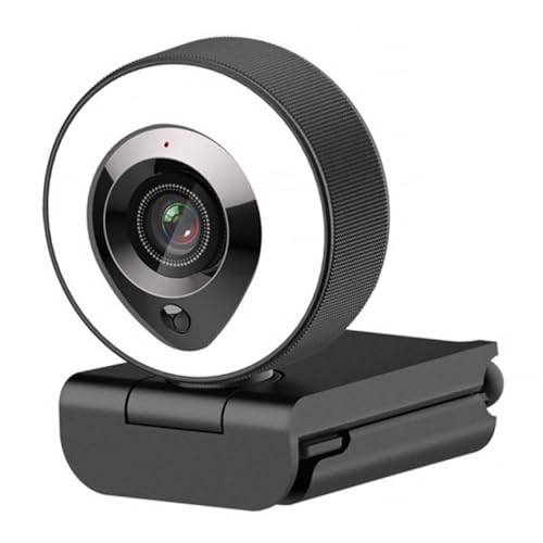 Webcam 4k Homoyoyo avec autofocus et eclairage integre pour ordinateur