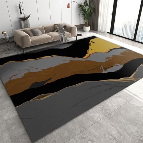 NEYTIIR Alfombra Moderno Geométrico - Diseño Moderno De Salón Pelo Corto - Alfombras Diseño Minimalista - Alfombra De Matrimonio, Dormitorio(Pattern6,70x120cm)
