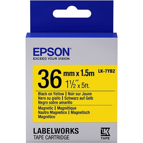 Preisvergleich Produktbild EPSON Etikettenkartusche LK-7YB2 magnetisch