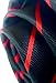 Scott Allan Collection Pencil Stripe Ties for Men - Woven Necktie - Black w/Red