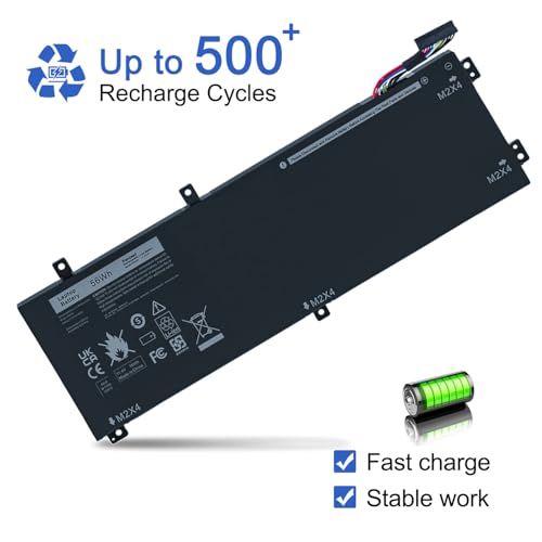 Image of JOTACT H5H20 56Wh 11.4V Laptop Battery Compatible with Dell XPS 15 9590 9570 9560 9550 15-9550 Precision 15 5510 5520 5530 5540 Series RRCGW 62MJV M7R96 5D91C 05D91C 5041C