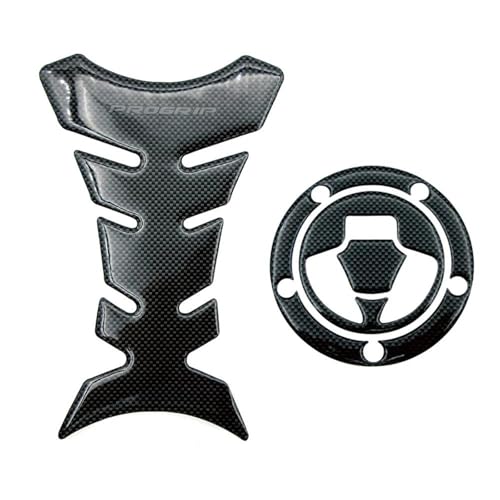 Autocollants de protection réservoir carbone pour moto Kawasaki Z1000 et Z800