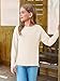 Haloumoning Girls Fall Sweater Kids Fashion Long Sleeve Ribbed Knit Split Pullover Tops 5-14Y Cream White