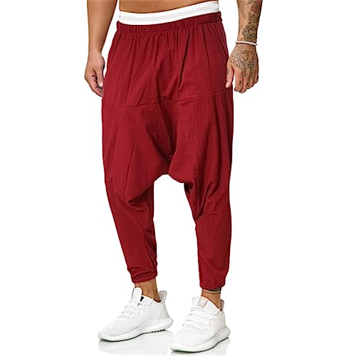 Pantalon en coton et lin pour homme pour en finir avec les vêtements serrés