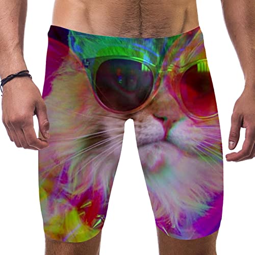 Maillot de bain séchage rapide homme L short de bain multicolore coloré