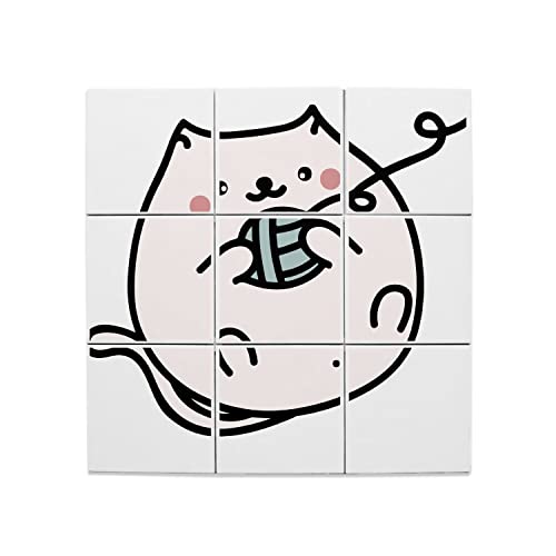 Carreaux céramique chat mignon 15,2 cm faïence murale kawai