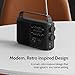 i-box Tone, Portable Radio, AM FM Radio, Alarm Clock Radio, Retro Radio, FM Radio, Battery Powered or Mains Powered Radio, Plug in Radio, Best Reception