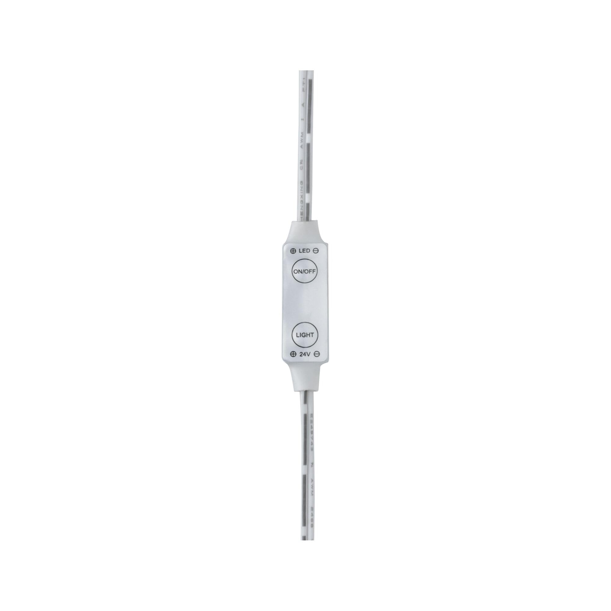 Paulmann 789.60 SimpLED Power Strip Set 5m Neutralweiß 50W beschichtet mit Schnurdimmer 1100lm/m
