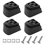 BORDEAG 4 Stück Inline Bremse, Inliner Bremse Hinten, Inliner Bremse Universal, Inliner Bremse Bremsklotz Schwarze Bremsstopper für sichere Bremsleistung im Alltag Für Verschiedene Modelle