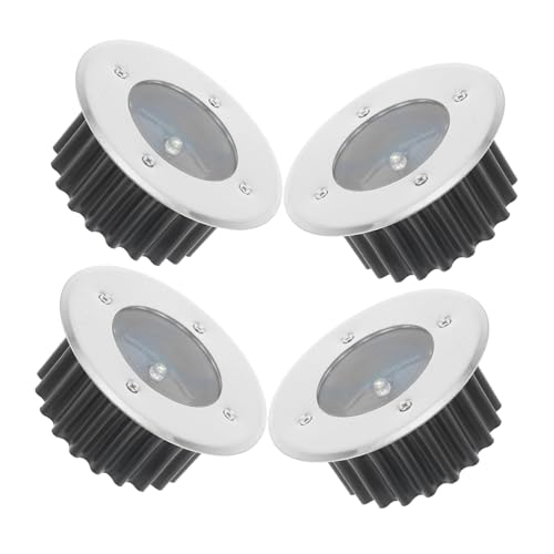 FIXOSHEE Lampe LED Solaire Acier Inoxydable