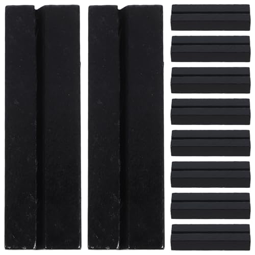 Porta tarjetas de lugar para bodas y banquetes, bases de madera negra VALICLUD