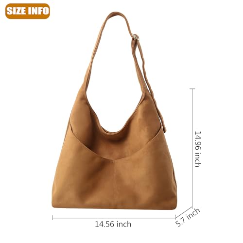 Bolso de Hombro de Gamuza para Mujer, Gran Capacidad miniatura 3