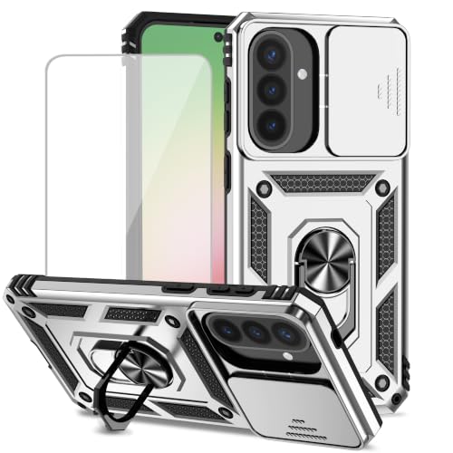Coque Galaxy A57 5G Samsung SM-A576U avec verre trempé et protège-caméra