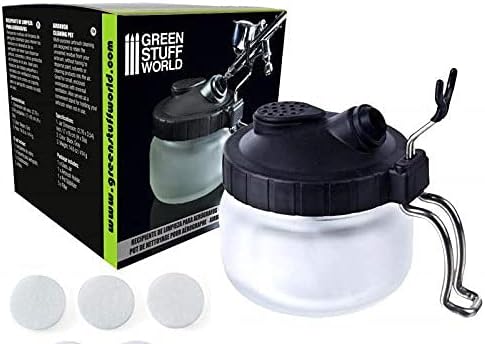 Green Stuff World for Models and Miniatures Airbrush Cleaning Pot 1640